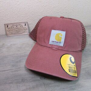 Carhartt Canvas Meshback Adjustable Snapback Trucker Cap Hat Apple Butter AH0286